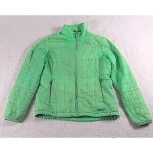Marmot Calen Insulated Medium Mint Green Quilted Puffer Jacket Coat Outdoor Ski